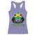 Jamaican Girl Racerback Tank Top Wah Gwaan Jamaica Flag - Wonder Print Shop