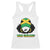Jamaican Girl Racerback Tank Top Wah Gwaan Jamaica Flag - Wonder Print Shop