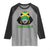 Jamaican Girl Raglan Shirt Wah Gwaan Jamaica Flag - Wonder Print Shop