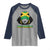 Jamaican Girl Raglan Shirt Wah Gwaan Jamaica Flag - Wonder Print Shop