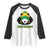 Jamaican Girl Raglan Shirt Wah Gwaan Jamaica Flag - Wonder Print Shop