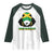Jamaican Girl Raglan Shirt Wah Gwaan Jamaica Flag - Wonder Print Shop