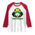 Jamaican Girl Raglan Shirt Wah Gwaan Jamaica Flag - Wonder Print Shop