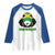 Jamaican Girl Raglan Shirt Wah Gwaan Jamaica Flag - Wonder Print Shop