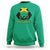 Jamaican Girl Sweatshirt Wah Gwaan Jamaica Flag - Wonder Print Shop