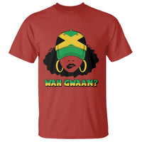 Jamaican Girl T Shirt Wah Gwaan Jamaica Flag - Wonder Print Shop