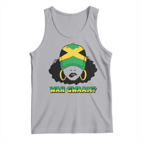 Jamaican Girl Tank Top Wah Gwaan Jamaica Flag - Wonder Print Shop
