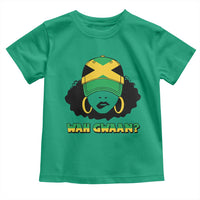 Jamaican Girl Toddler T Shirt Wah Gwaan Jamaica Flag - Wonder Print Shop