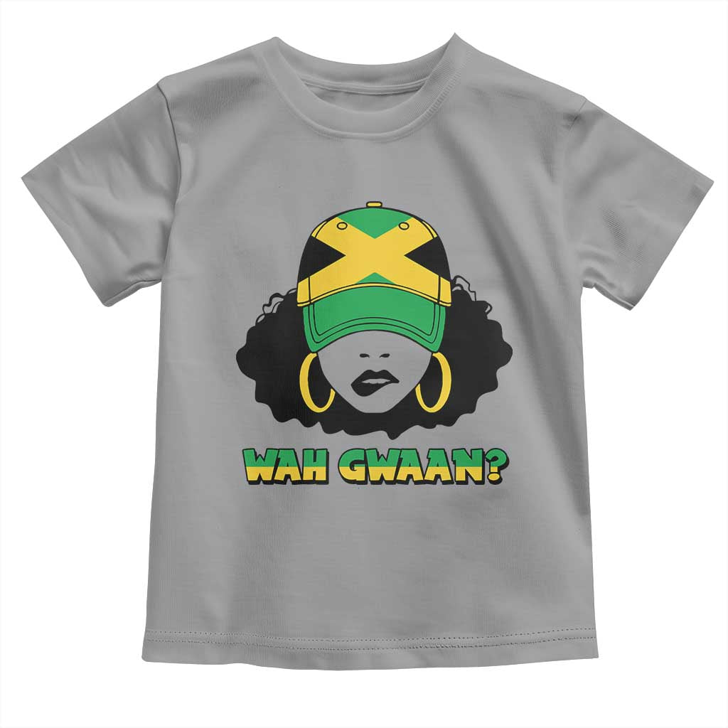 Jamaican Girl Toddler T Shirt Wah Gwaan Jamaica Flag - Wonder Print Shop