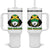 Jamaican Girl Tumbler With Handle Wah Gwaan Jamaica Flag - Wonder Print Shop