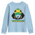 Jamaican Girl Youth Sweatshirt Wah Gwaan Jamaica Flag - Wonder Print Shop