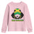 Jamaican Girl Youth Sweatshirt Wah Gwaan Jamaica Flag - Wonder Print Shop