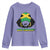 Jamaican Girl Youth Sweatshirt Wah Gwaan Jamaica Flag - Wonder Print Shop