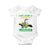My Story Began In Jamaica Baby Onesie Hummingbird Jamaican Flag - Wonder Print Shop