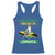 My Story Began In Jamaica Racerback Tank Top Hummingbird Jamaican Flag - Wonder Print Shop