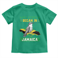 My Story Began In Jamaica Toddler T Shirt Hummingbird Jamaican Flag - Wonder Print Shop