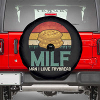 Funny MILF Man I Love Frybread Spare Tire Cover Vintage Retro Sunset Native American Food - Wonder Print Shop