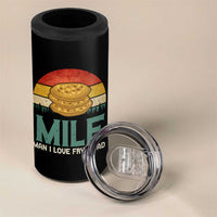 Funny MILF Man I Love Frybread 4 in 1 Can Cooler Tumbler Vintage Retro Sunset Native American Food - Wonder Print Shop
