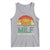 Funny MILF Man I Love Frybread Tank Top Vintage Retro Sunset Native American Food - Wonder Print Shop