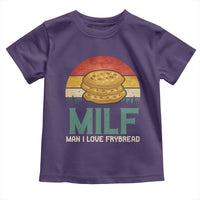 Funny MILF Man I Love Frybread Toddler T Shirt Vintage Retro Sunset Native American Food - Wonder Print Shop