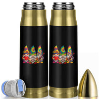 Three Hippie Gnomes Peace Retro Tie Dye Flower Bullet Tumbler - Wonder Print Shop