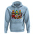 Three Hippie Gnomes Peace Retro Tie Dye Flower Hoodie - Wonder Print Shop