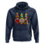 Three Hippie Gnomes Peace Retro Tie Dye Flower Hoodie - Wonder Print Shop
