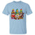 Three Hippie Gnomes Peace Retro Tie Dye Flower T Shirt - Wonder Print Shop