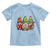 Three Hippie Gnomes Peace Retro Tie Dye Flower Toddler T Shirt - Wonder Print Shop