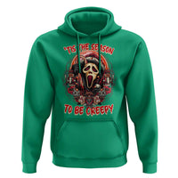 Halloween Christmas Hoodie Tis The Season To Be Creepy Ghost Horror Xmas - Wonder Print Shop