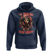 Halloween Christmas Hoodie Tis The Season To Be Creepy Ghost Horror Xmas - Wonder Print Shop