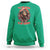 Halloween Christmas Sweatshirt Tis The Season To Be Creepy Ghost Horror Xmas - Wonder Print Shop