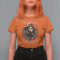 Halloween Christmas T Shirt For Women Tis The Season To Be Creepy Ghost Horror Xmas - Wonder Print Shop