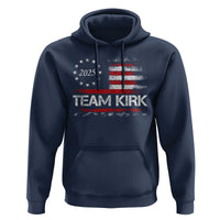 Team Kirk 2025 Hoodie Charlie Kirk Freedom Vintage American Flag - Wonder Print Shop