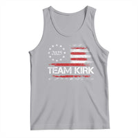 Team Kirk 2025 Tank Top Charlie Kirk Freedom Vintage American Flag - Wonder Print Shop