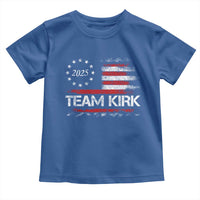 Team Kirk 2025 Toddler T Shirt Freedom Vintage American Flag - Wonder Print Shop