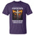Firm In Faith Fierce In Justice Charlie Kirk T Shirt Christian Cross American Flag - Wonder Print Shop