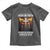 Firm In Faith Fierce In Justice Charlie Kirk Toddler T Shirt Christian Cross American Flag - Wonder Print Shop