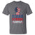 Stand Strong In Honor Of Charlie Kirk T Shirt Handfist American Flag - Wonder Print Shop