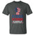 Stand Strong In Honor Of Charlie Kirk T Shirt Handfist American Flag - Wonder Print Shop