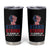 Stand Strong In Honor Of Charlie Kirk Tumbler Cup Handfist American Flag - Wonder Print Shop