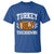Funny Turkey And Touchdowns T Shirt Thanksgiving American Football - Wonder Print Shop