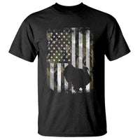Turkey Hunting Camo US American Flag Thanksgiving T Shirt - Wonder Print Shop