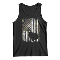Turkey Hunting Camo US American Flag Thanksgiving Tank Top - Wonder Print Shop