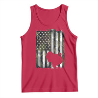 Turkey Hunting Camo US American Flag Thanksgiving Tank Top - Wonder Print Shop