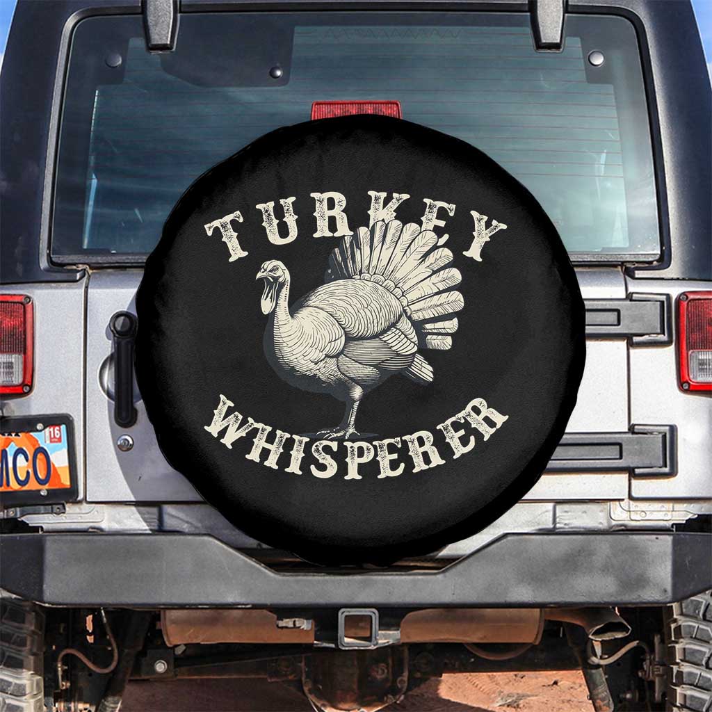 Funny Turkey Whisperer Spare Tire Cover Thanksgiving Turkey Hunting Season - Wonder Print Shop