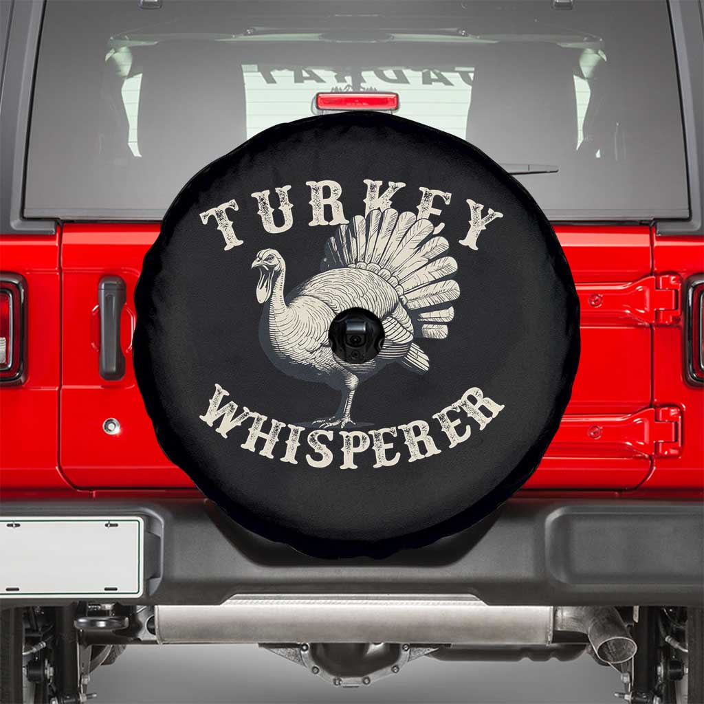 Funny Turkey Whisperer Spare Tire Cover Thanksgiving Turkey Hunting Season - Wonder Print Shop