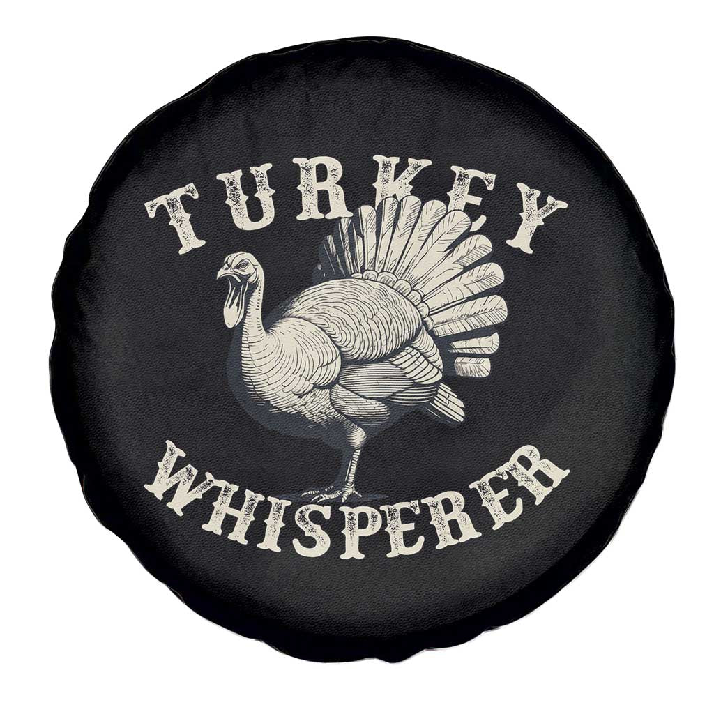 Funny Turkey Whisperer Spare Tire Cover Thanksgiving Turkey Hunting Season - Wonder Print Shop