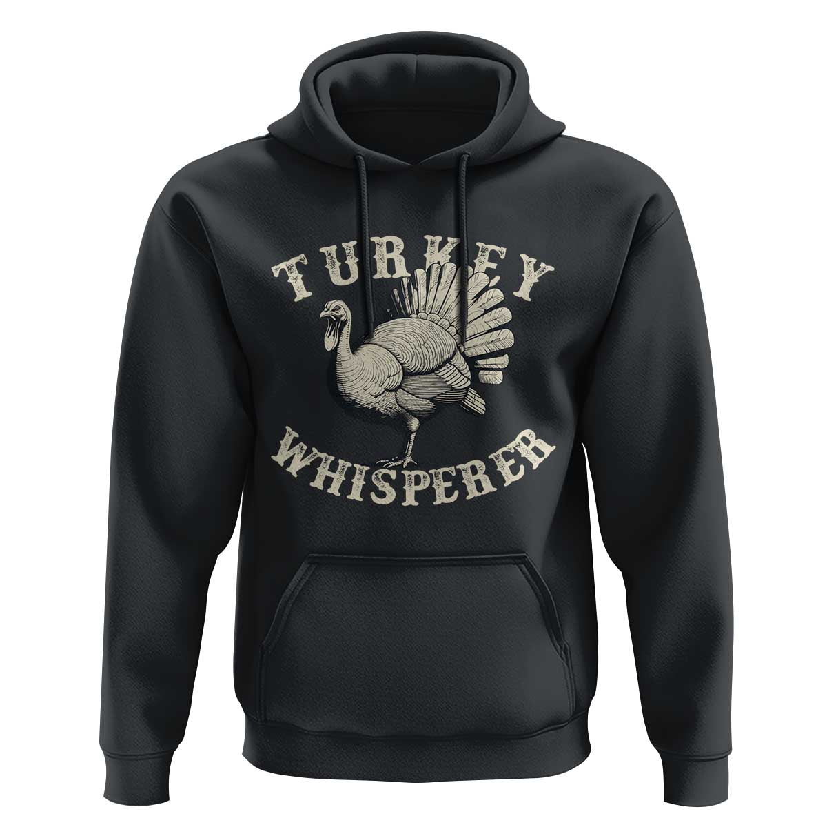 Funny Turkey Whisperer Hoodie Thanksgiving Turkey Hunting Season - Wonder Print Shop