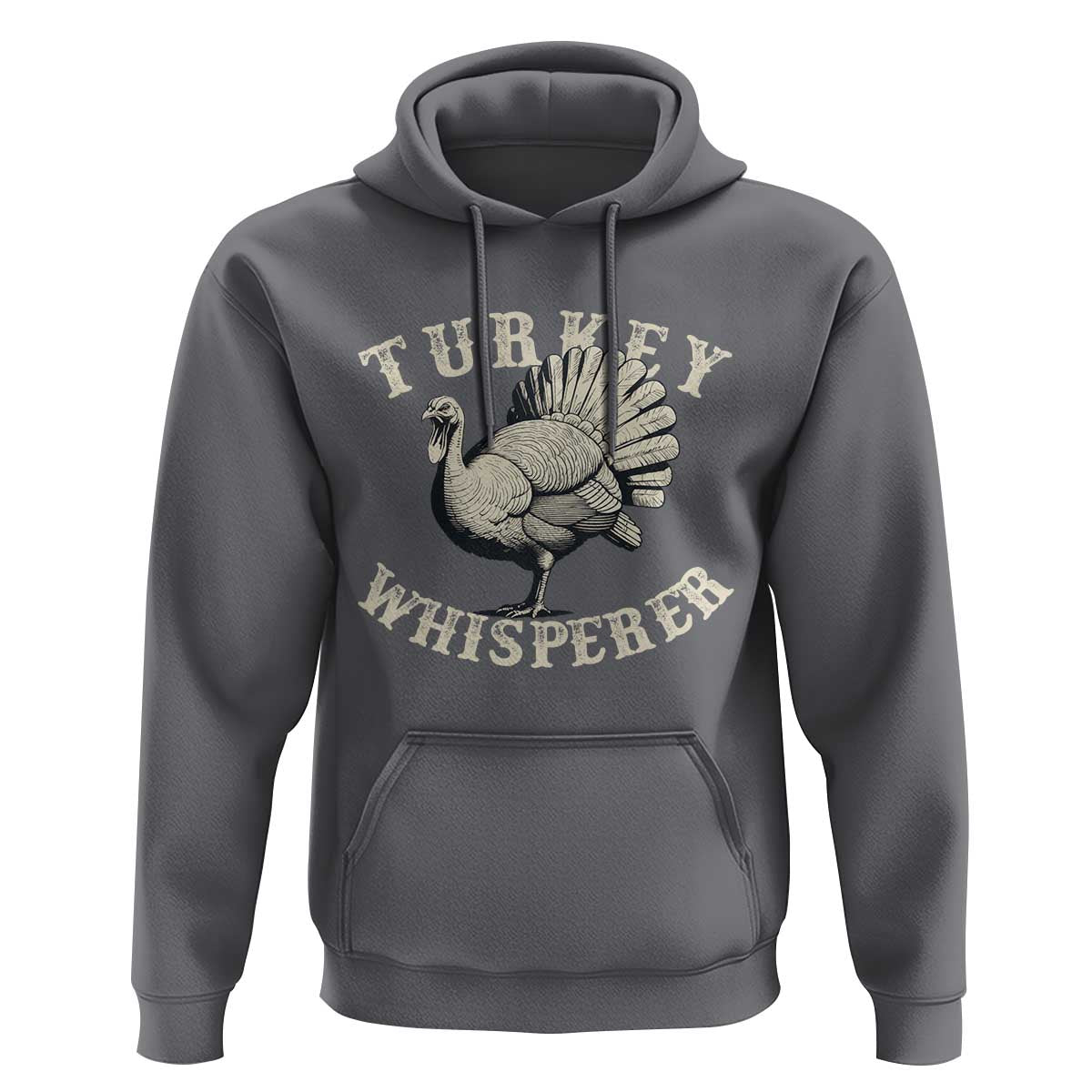 Funny Turkey Whisperer Hoodie Thanksgiving Turkey Hunting Season - Wonder Print Shop
